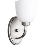 Reyes Wall Sconce - Classic Nickel / Satin Opal