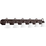 Signature 5094 Bathroom Vanity Light - Satin Opal / Oiled Bronze