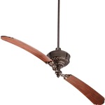 Turner Ceiling Fan - Oiled Bronze/Distressed Vintage Walnut