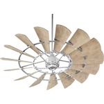 Windmill Ceiling Fan - Galvanized / Weathered Oak