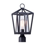 Artisan Outdoor Post Light - Black / Clear