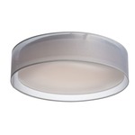 Prime Double Shade Ceiling Light - White