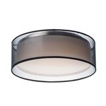 Prime Double Shade Ceiling Light - Black