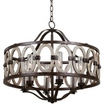 Belmont Outdoor Pendant - Florence Gold / Light Wood