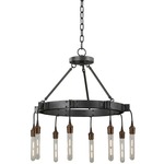 Stuyvesant Chandelier - Matte Gun Metal