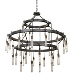 Stuyvesant Chandelier - Matte Gun Metal