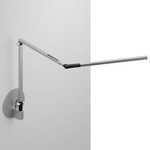 Z-Bar Mini Cool White 4500K LED Desk Lamp - Silver