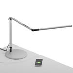 Z-Bar Mini Cool White 4500K LED Desk Lamp - Silver