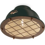 Industrial Ceiling Light Fixture - Vintage Black