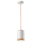 Mateca Cylinder Pendant - Refined White