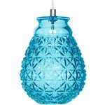 Ceraunavolta Pendant Shade - Matte White / Tiffany