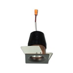 Iolite 1IN SQ Bullnose Regressed Downlight Trim - Bronze Reflector / Bronze Flange