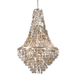 Capri Chandelier - Silver / Natural