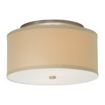 Mulberry Ceiling Light - Satin Nickel / Desert Clay