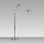Tolomeo Micro LED Floor Lamp - Aluminum / Aluminum