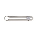 Cirrus Channel Adjustable Swag Bar and Hook - Satin Nickel