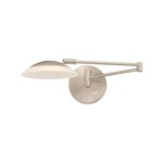 Meran Turbo Wall Light - Satin Nickel / Frosted