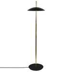 Signal Floor Lamp - Black Shade / Brass