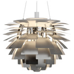 PH Artichoke LED Pendant - Brushed Stainless Steel