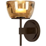 Kristallo Wall Light - Bronze / Amber