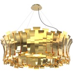 Etta Round Pendant - Gold