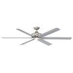 Exo Ceiling Fan - Stainless Steel / White