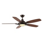 Solero Ceiling Fan with Light - Oiled Bronze