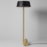 Calee XS Floor Lamp - Satin Brass / Satin Brass