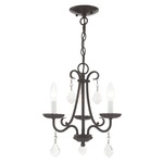 Daphne Chandelier - English Bronze