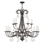 Daphne Chandelier - English Bronze