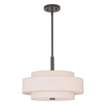 Meridian Band Pendant - English Bronze / Oatmeal