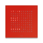 Qlocktwo Large Wall Clock - Red Pepper
