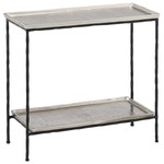 Boyles Side Table - Black / Silver