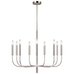 Brianna Chandelier - Polished Nickel