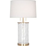 Gloria Table Lamp - Modern Brass / Oyster Linen