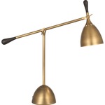 Ledger Table Lamp - Warm Brass