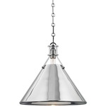 Metal No. 2 Pendant - Polished Nickel