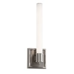 Rona Wall Sconce - Brushed Nickel / White Opal