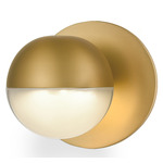 Pluto Wall Sconce - Brushed Gold / Frosted