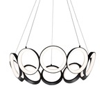 Oros Chandelier - Black / White