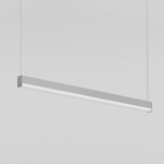 Ledbar Square Direct Linear Suspension - Aluminum / Frosted
