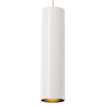 Piper Freejack Pendant - Satin Nickel / White