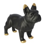 Black Ceramic Bulldog - Black