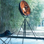 Fortuny Petite Floor Lamp - Bronze Metallic