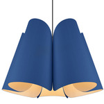 Julieta Pendant - Black / Blue/ Ash