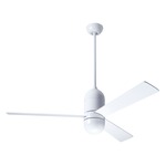 Cirrus DC Ceiling Fan - Gloss White / White