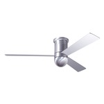 Cirrus Flush DC Ceiling Fan - Brushed Aluminum / Aluminum