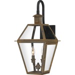 Rue De Royal 8411 Outdoor Wall Light - Industrial Bronze / Clear