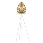 Conia Floor Lamp - White / Brushed Brass