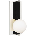 Orbel Wall Sconce - Polished Nickel / Frosted